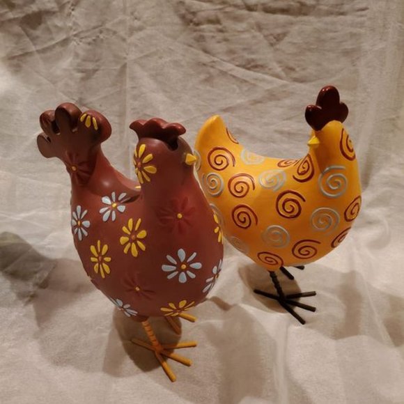 Accents 2 Accents Unlimited 209 Resin Roosterhen Statue 12 Tall